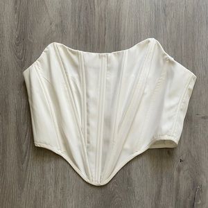 Corset white top